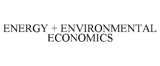 ENERGY + ENVIRONMENTAL ECONOMICS