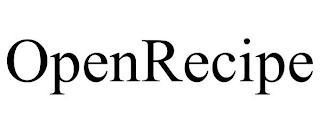 OPENRECIPE