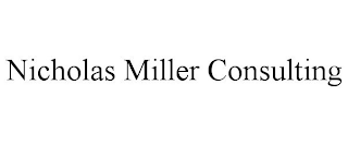 NICHOLAS MILLER CONSULTING