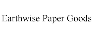 EARTHWISE PAPER GOODS