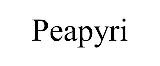 PEAPYRI