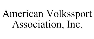 AMERICAN VOLKSSPORT ASSOCIATION, INC.