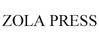 ZOLA PRESS