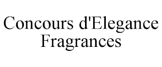 CONCOURS D'ELEGANCE FRAGRANCES