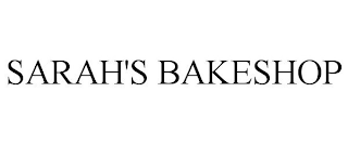 SARAH'S BAKESHOP