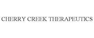 CHERRY CREEK THERAPEUTICS