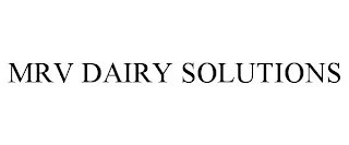 MRV DAIRY SOLUTIONS