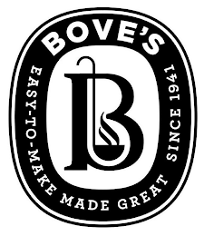 B BOVE'S EASY-TO-MAKE MADE GREAT SINCE 1941