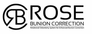 RB ROSE BUNION CORRECTION ROTATIONAL OSTEOTOMY SYSTEM FOR ENHANCED BUNION CORRECTION