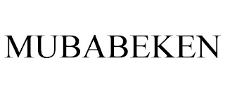 MUBABEKEN