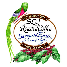 CENTRAL COAST COFFEE ROASTING COMPANY, INC. SLO ROASTED COFFEE BAYWOOD EXOTIC FLAVORED COFFEE