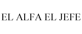 EL ALFA EL JEFE