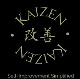 KAIZEN KAIZEN SELF IMPROVEMENT SIMPLIFIED