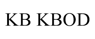 KB KBOD