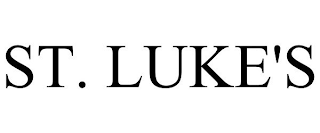 ST. LUKE'S