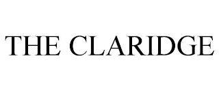 THE CLARIDGE