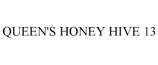 QUEEN'S HONEY HIVE 13