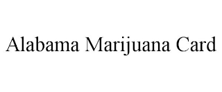 ALABAMA MARIJUANA CARD