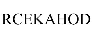 RCEKAHOD