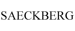 SAECKBERG