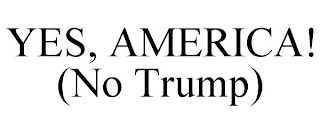 YES, AMERICA! (NO TRUMP)