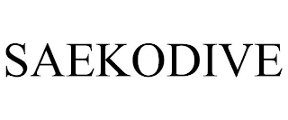 SAEKODIVE