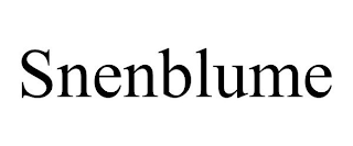 SNENBLUME