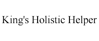 KING'S HOLISTIC HELPER