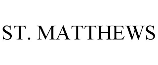 ST. MATTHEWS