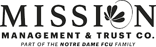 MISSION MANAGEMENT & TRUST CO. PART OF THE NOTRE DAME FCU FAMILY