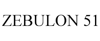 ZEBULON 51