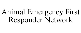 ANIMAL EMERGENCY FIRST RESPONDER NETWORK