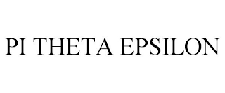 PI THETA EPSILON