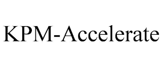 KPM-ACCELERATE