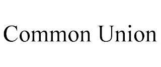 COMMON UNION