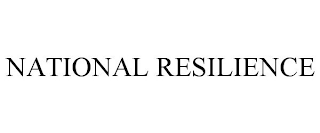 NATIONAL RESILIENCE