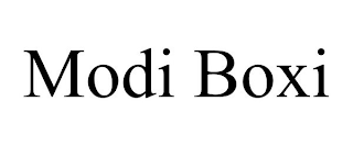 MODI BOXI