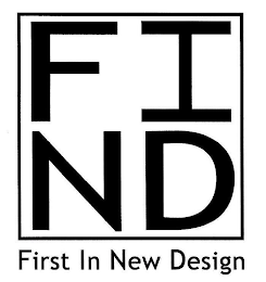 FIND FIRST IN NEW DESIGN