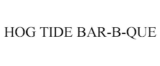 HOG TIDE BAR-B-QUE