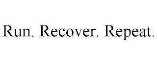 RUN. RECOVER. REPEAT.