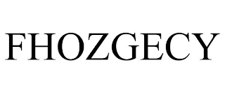 FHOZGECY