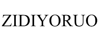 ZIDIYORUO