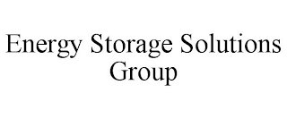 ENERGY STORAGE SOLUTIONS GROUP