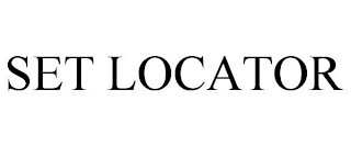 SET LOCATOR