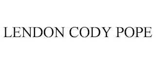 LENDON CODY POPE