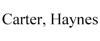 CARTER, HAYNES