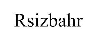 RSIZBAHR