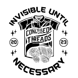 CONCEALED THREADS 20 23 INVISIBLE UNTIL NECESSARY