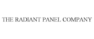 THE RADIANT PANEL COMPANY