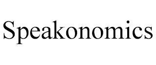 SPEAKONOMICS